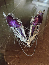 Queen Amethyst Resin Mermaid Corset Bra Top Cosplay Costume Patent-Protected