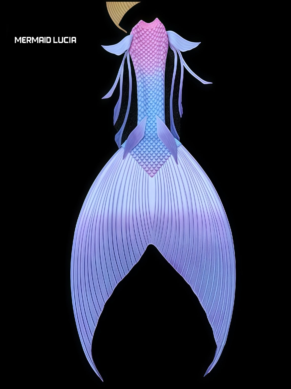 Lantern 10 ultralight silicone mermaid tail