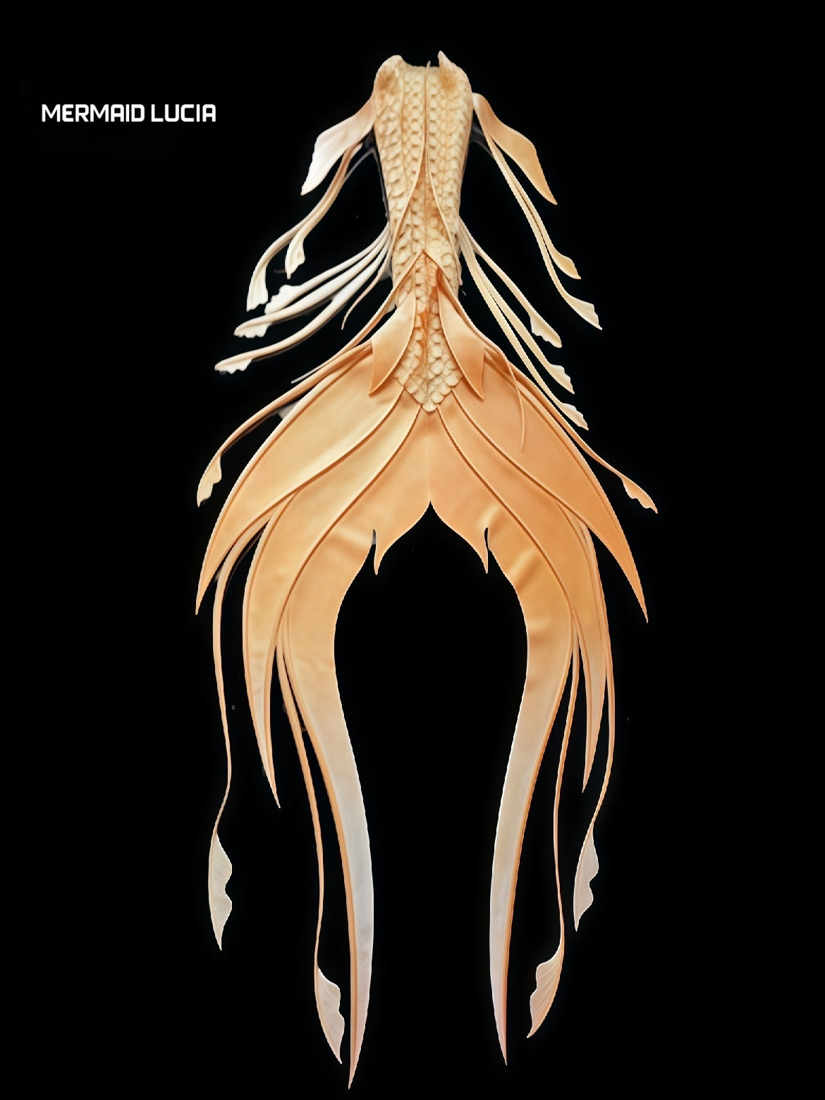Seashell Secrets 11 ultralight silicone mermaid tail