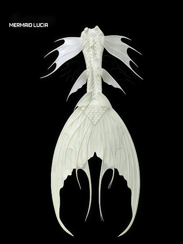 Ultralight Silicone Series Mermaid Merman Tail Beginning of New Anemone Waltz 12