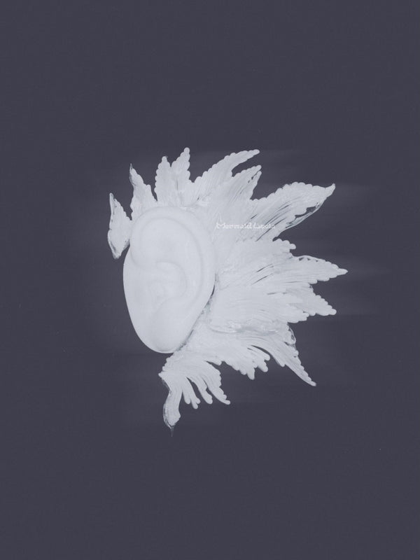 Handmade Feather - Shaped Ear Cuff for Shoots & Parties