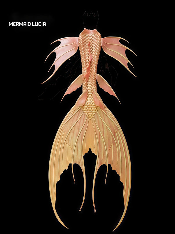 Ultralight Silicone Series Mermaid Merman Tail Beginning of New Anemone Waltz 14