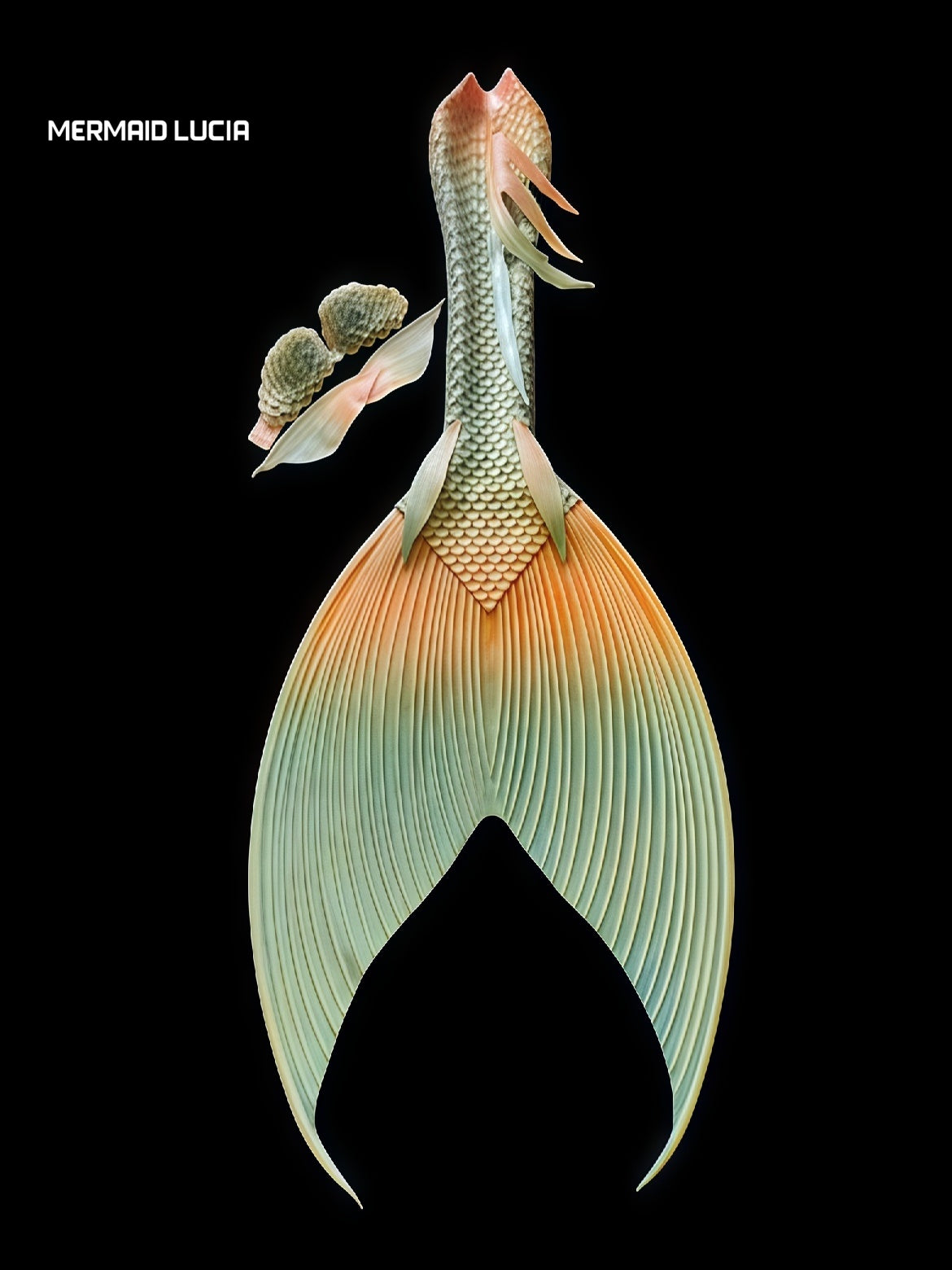 Lantern 15 ultralight silicone mermaid tail