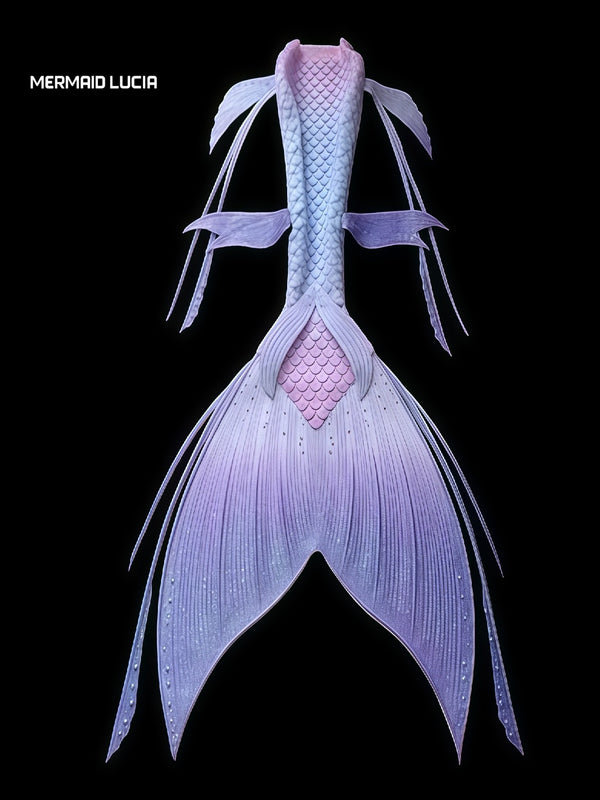 Ultralight Silicone Series Mermaid Merman Tail Beginning of Pearl 15