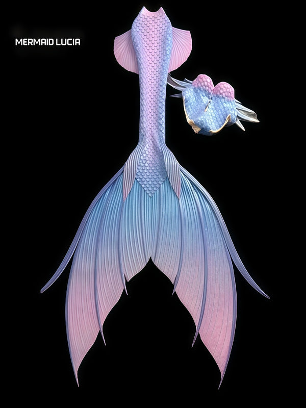 Ultralight Silicone Series Mermaid Merman Tail Beginning of Coral Dance 16