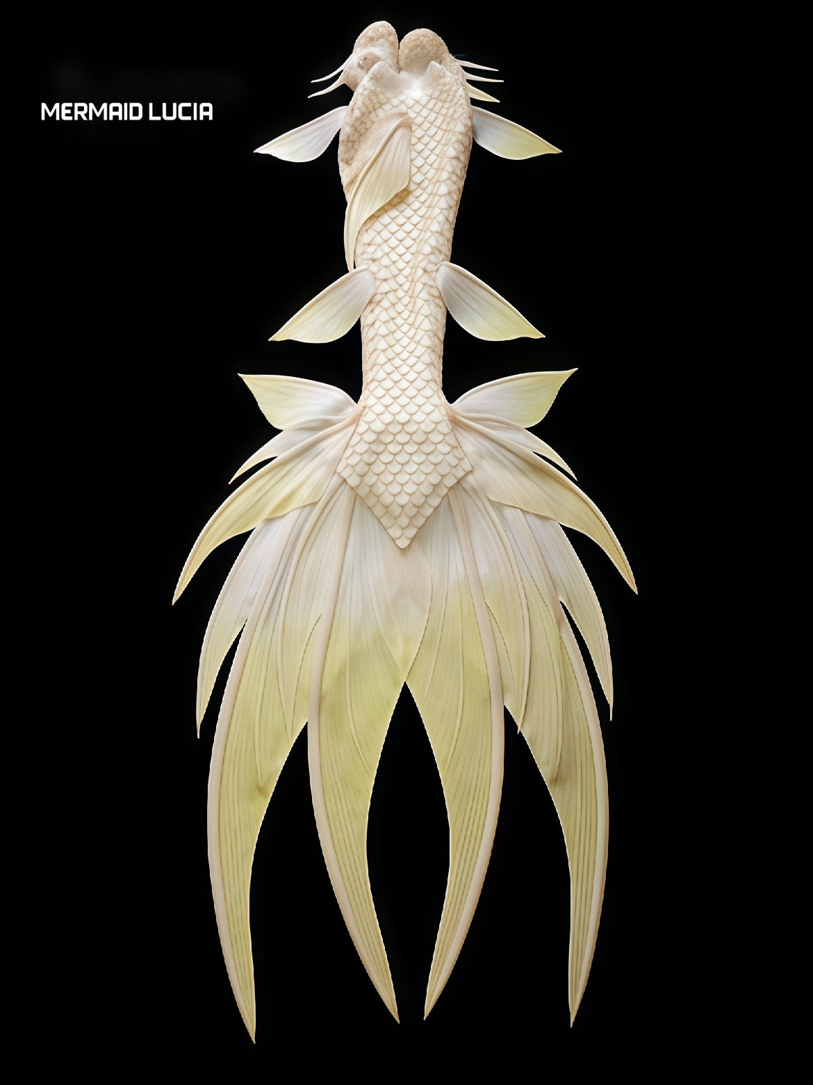 Seabreeze Spark 16 ultralight silicone mermaid tail