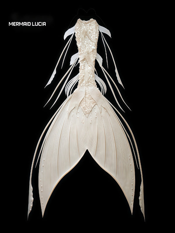 Ultralight Silicone Series Mermaid Merman Tail Beginning of Pearl 17