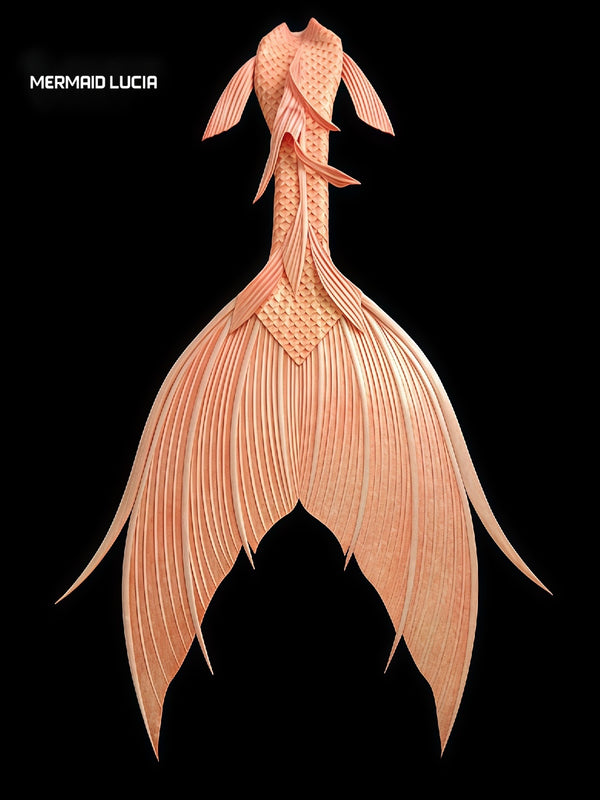 Ultralight Silicone Series Mermaid Merman Tail Beginning of Coral Dance 18