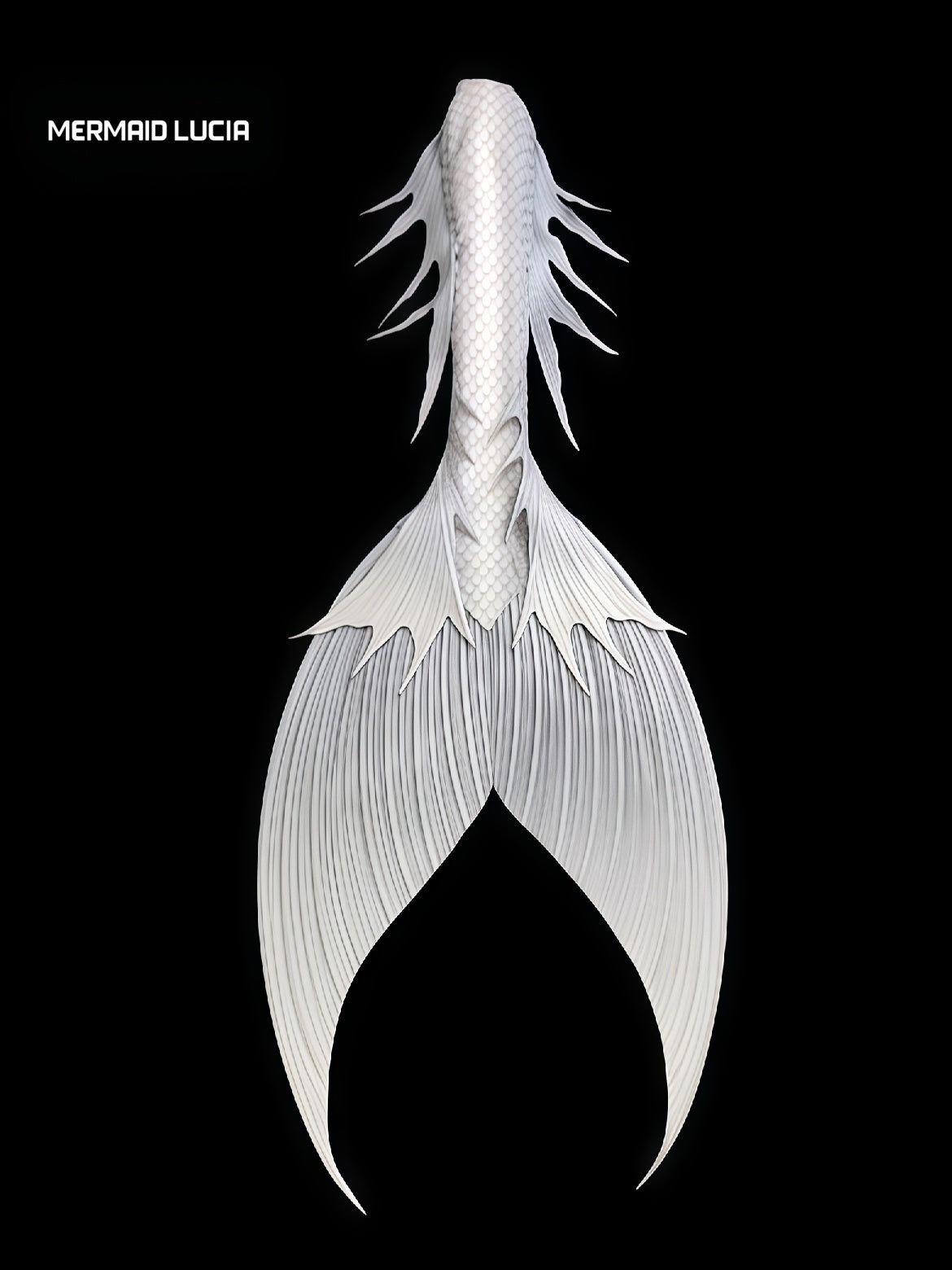 Anemone Waltz 18 ultralight silicone mermaid tail