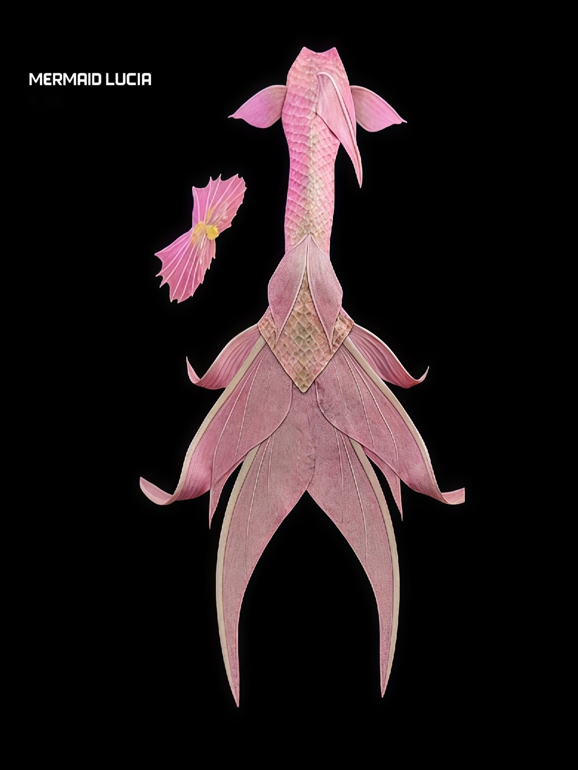 Seabreeze Spark 1 ultralight silicone mermaid tail