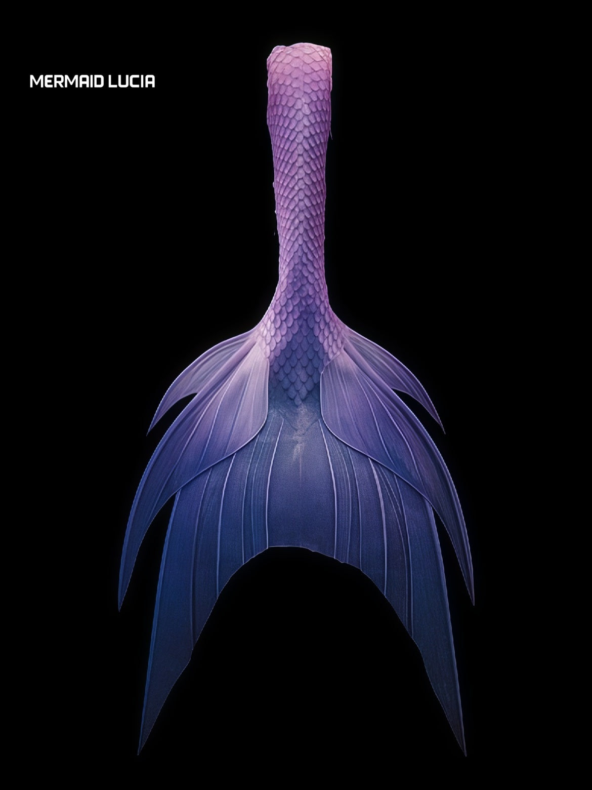 Seashell Shores 1 ultralight silicone mermaid tail