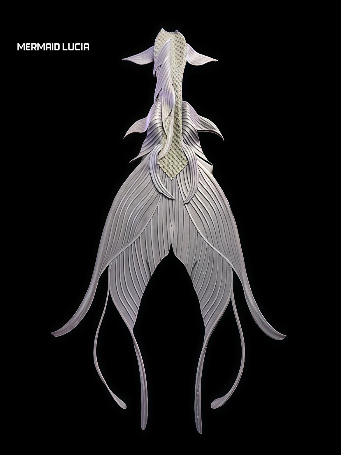 Seashell Secrets 1 ultralight silicone mermaid tail for swimming and performance