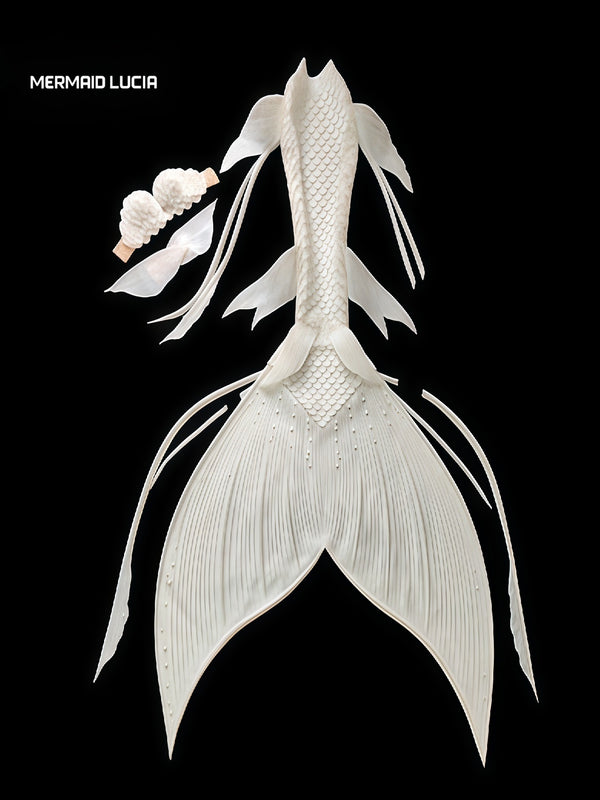 Ultralight Silicone Series Mermaid Merman Tail Beginning of Pearl 1