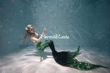 Mermaid Small Gradient Sequin Tail 9 Gradient Green
