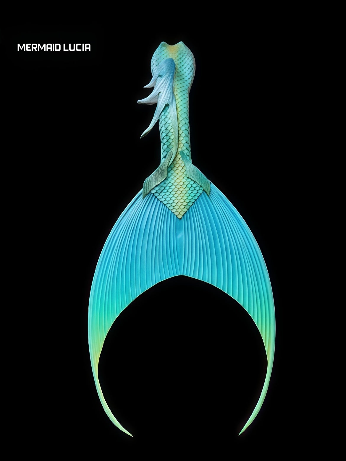 Lantern 21 ultralight silicone mermaid tail