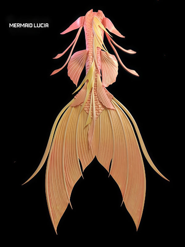 Ultralight Silicone Series Mermaid Merman Tail Beginning of Coral Dance 21
