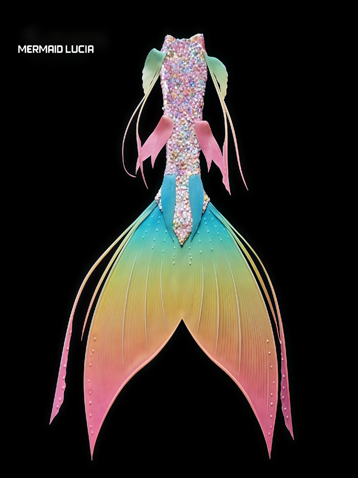 Pearl 21 ultralight silicone mermaid tail