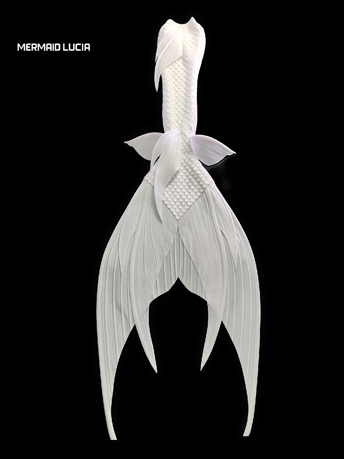 Starry Seabed 22 ultralight silicone mermaid tail