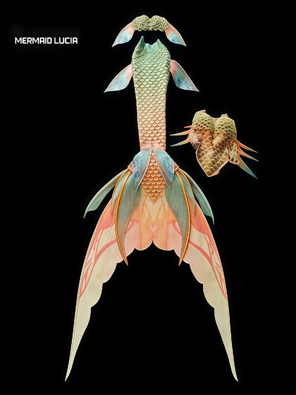 Ultralight Silicone Series Mermaid Merman Tail Beginning of Siren Song 22