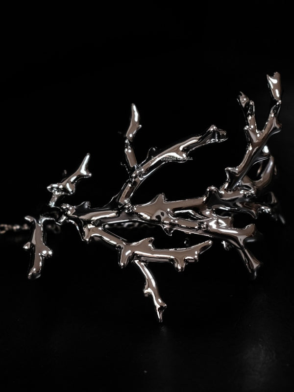 Handmade Twisted Branch Metal Bracelet for Shoots & Parties