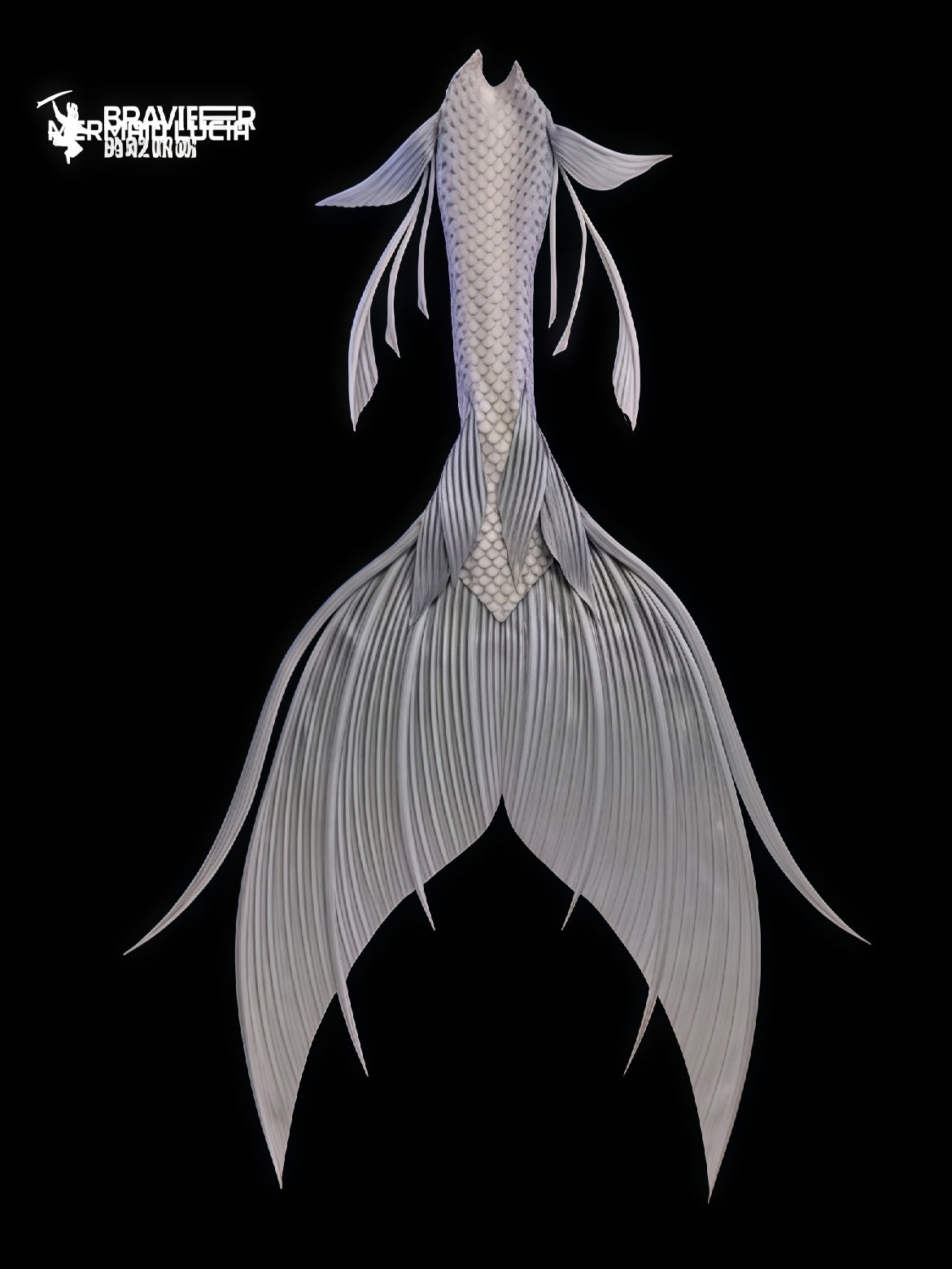 Ultralight Silicone Series Mermaid Merman Tail Beginning of Coral Dance 23 – Image 1