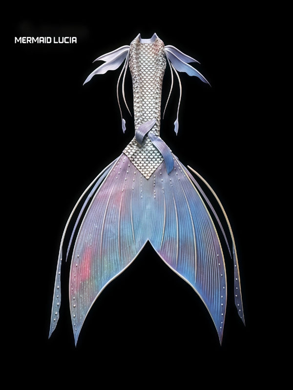 Ultralight Silicone Series Mermaid Merman Tail Beginning of Pearl 24