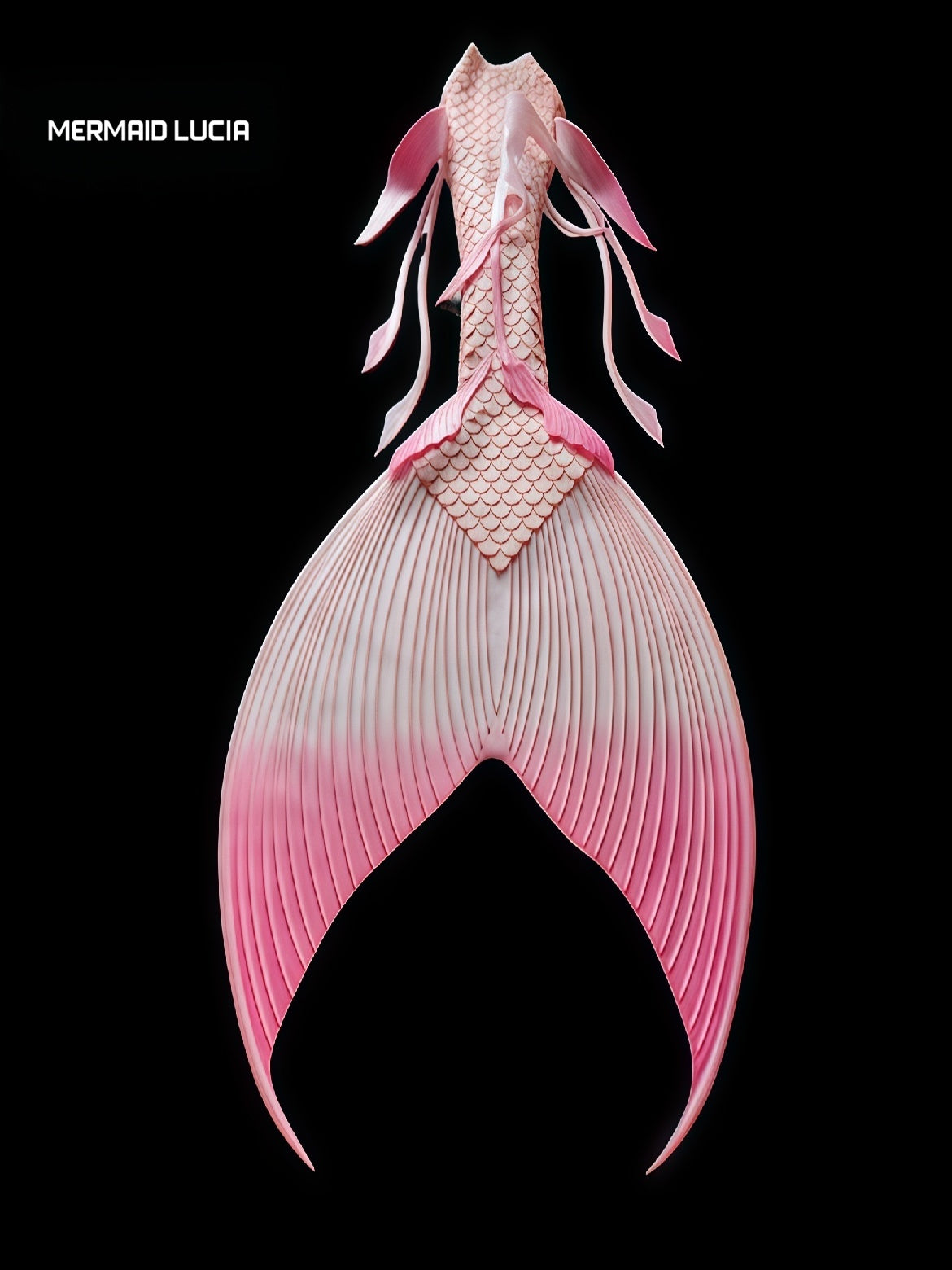 Lantern 24 ultralight silicone mermaid tail