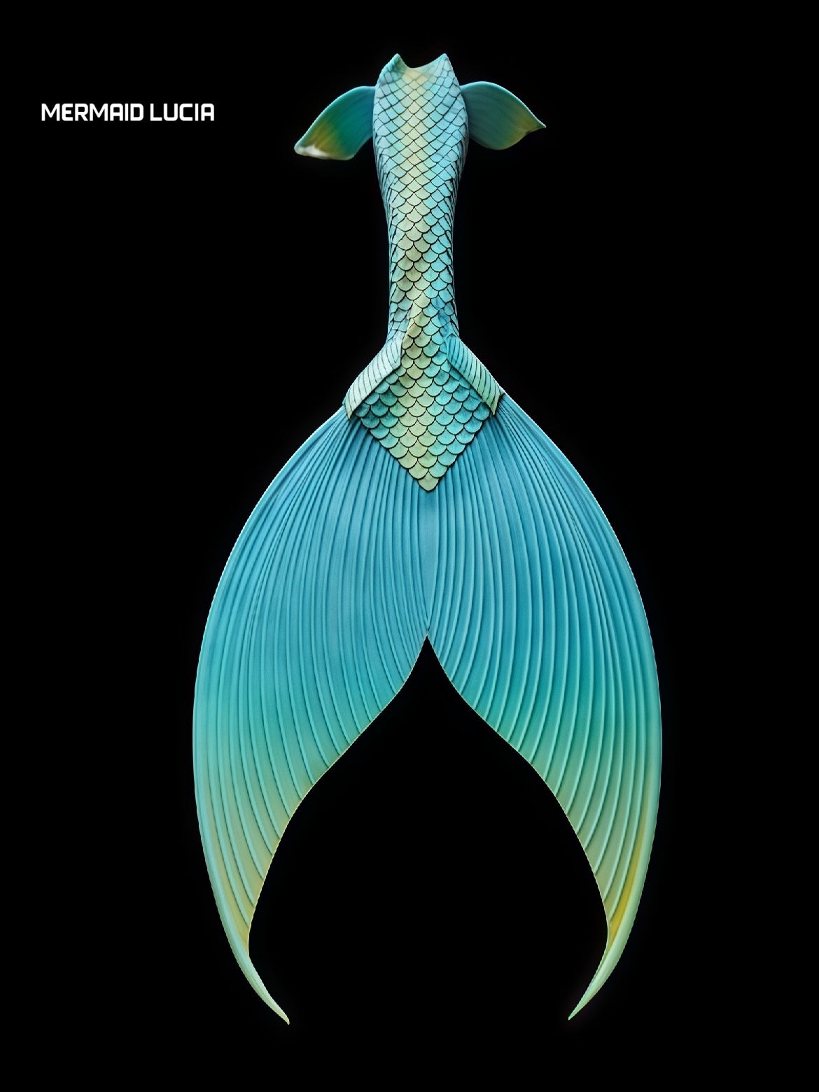 Lantern 25 ultralight silicone mermaid tail