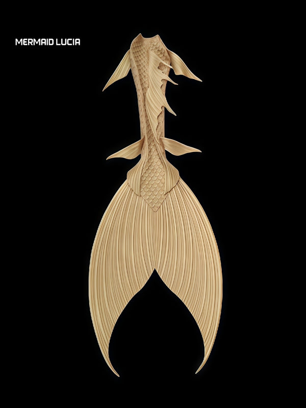 Ultralight Silicone Series Mermaid Merman Tail Beginning of Anemone Waltz 25