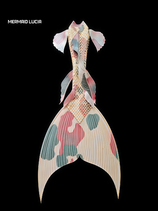 Ultralight Silicone Series Mermaid Merman Tail Beginning of Anemone Waltz 28