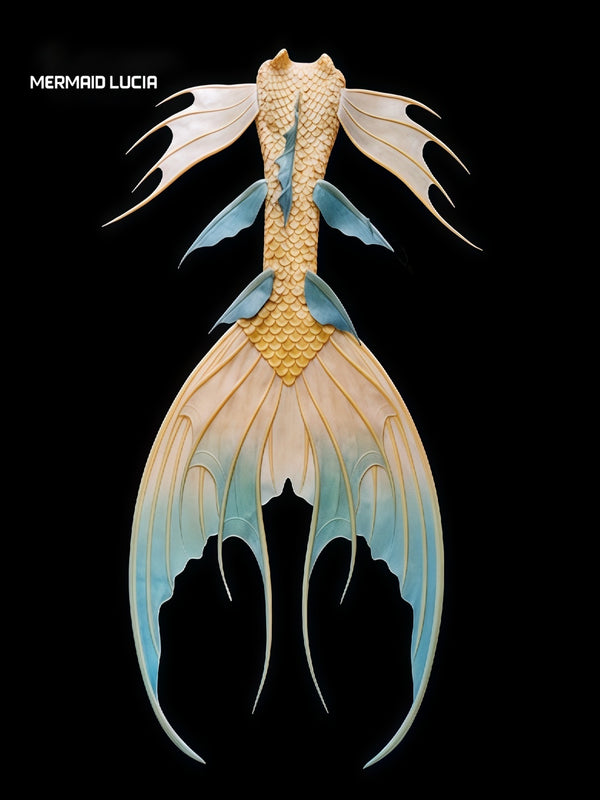 Ultralight Silicone Series Mermaid Merman Tail Beginning of New Anemone Waltz 29