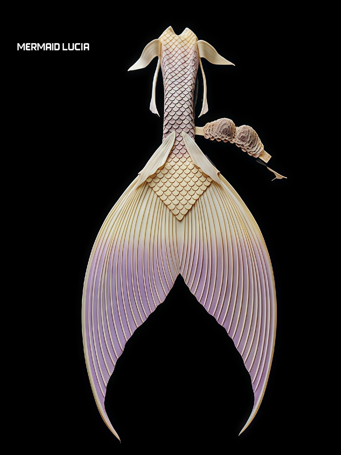 Lantern 29 ultralight silicone mermaid tail