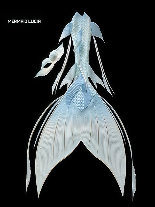 Ultralight Silicone Series Mermaid Merman Tail Beginning of Pearl 2