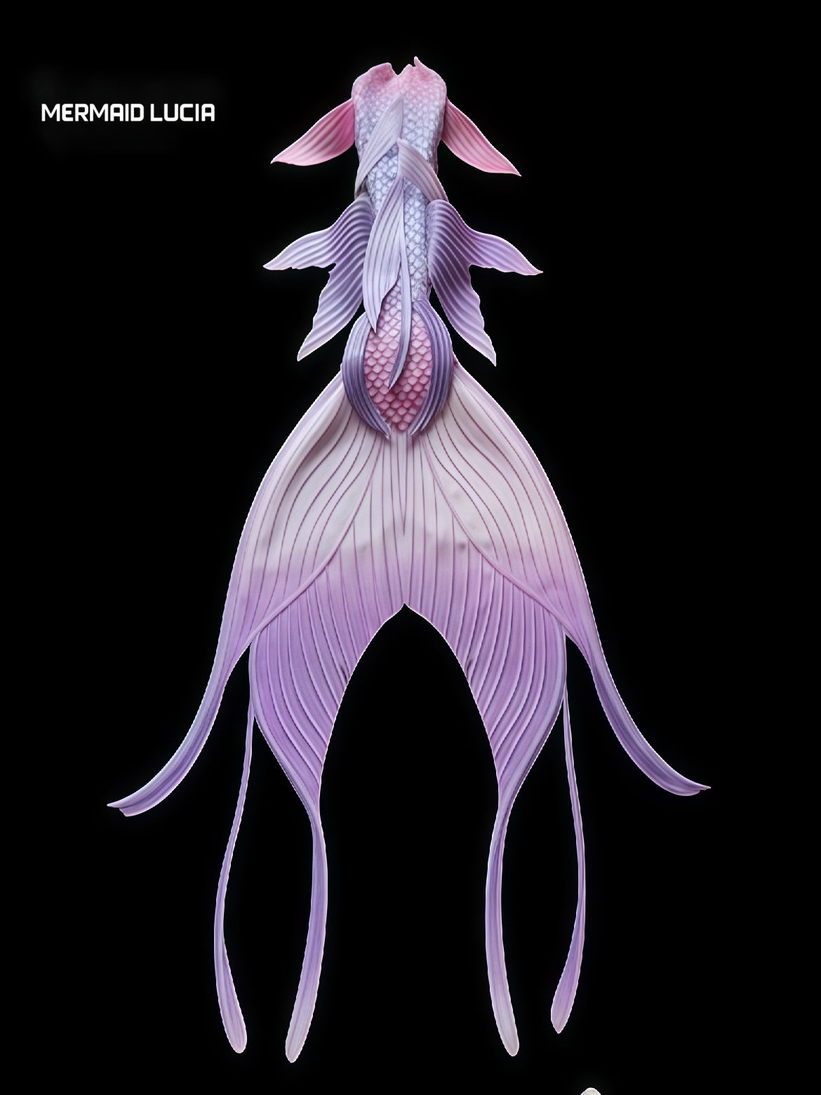 Seashell Secrets 2 ultralight silicone mermaid tail