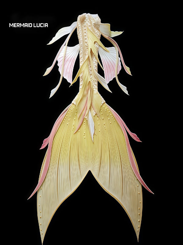 Ultralight Silicone Series Mermaid Merman Tail Beginning of Pearl 31