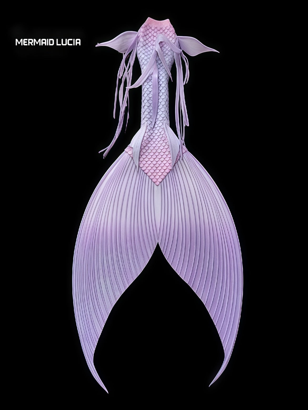 Lantern 34 ultralight silicone mermaid tail