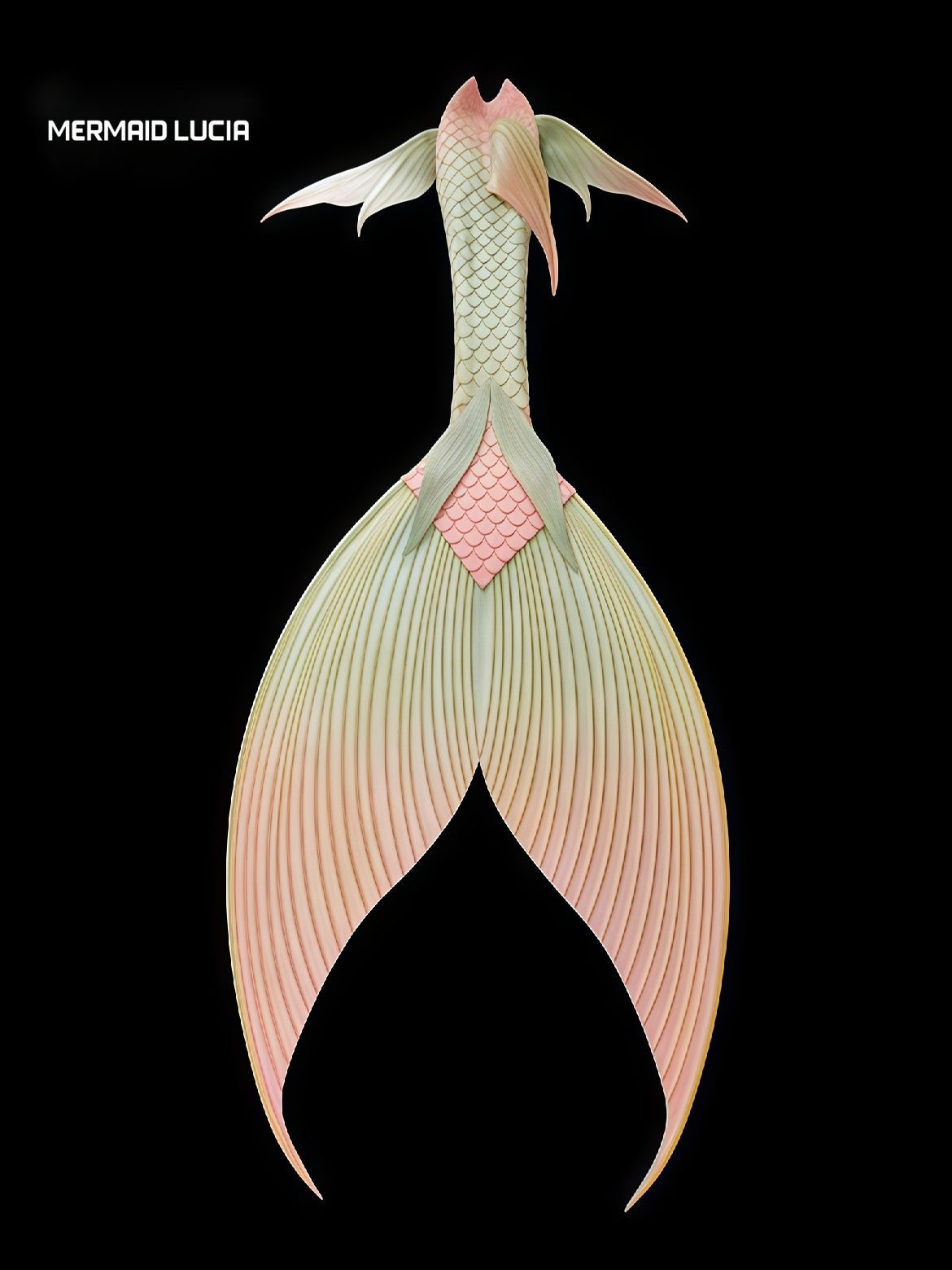 Lantern 35 ultralight silicone mermaid tail