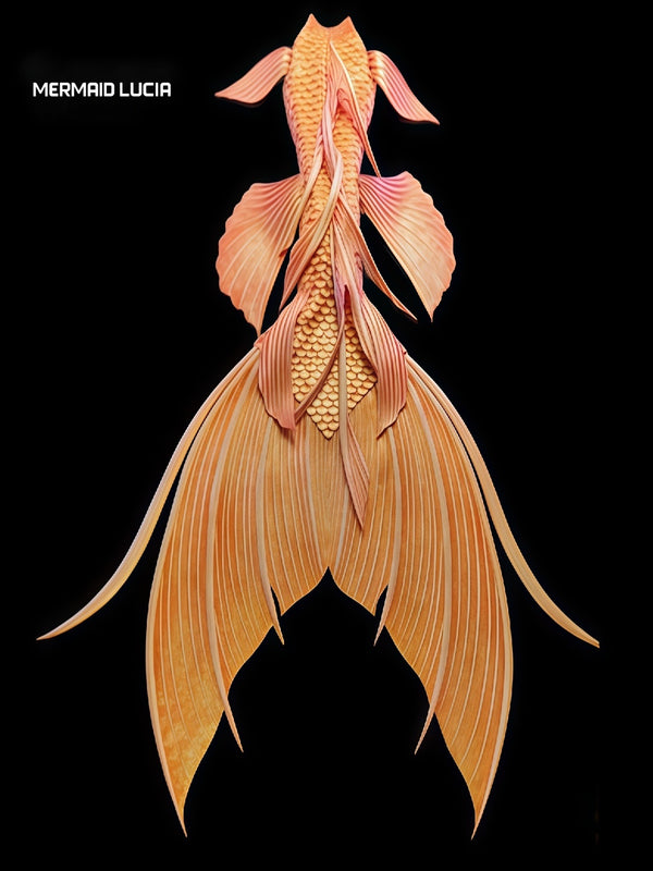 Ultralight Silicone Series Mermaid Merman Tail Beginning of Coral Dance 35