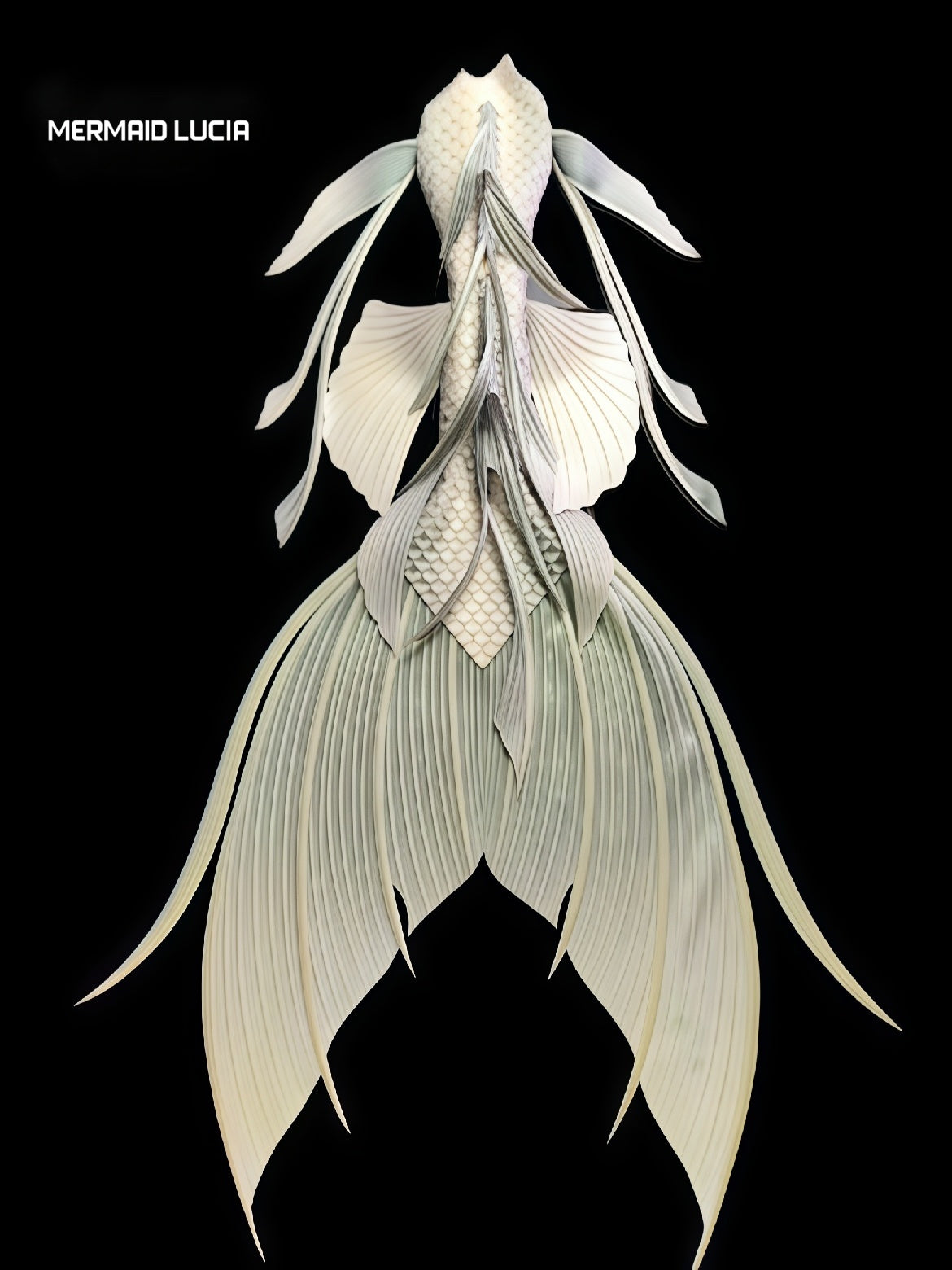 Ultralight Silicone Series Mermaid Merman Tail Beginning of Coral Dance 36 – Image 1