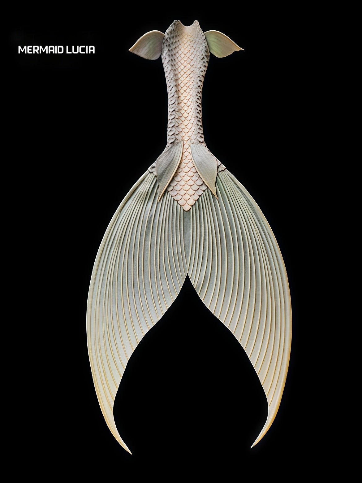 Lantern 37 ultralight silicone mermaid tail