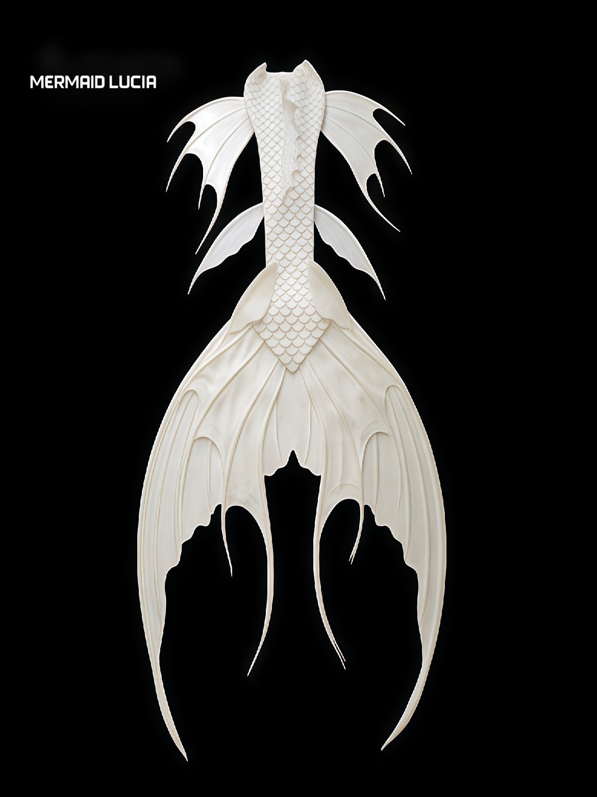 New Anemone Waltz 38 ultralight silicone mermaid tail