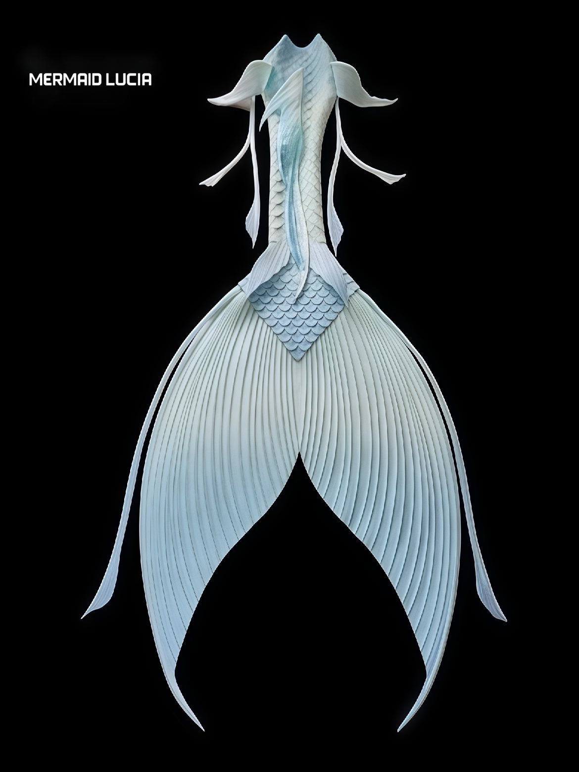 Lantern 39 ultralight silicone mermaid tail
