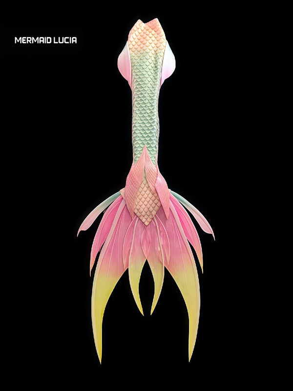 Ultralight Silicone Series Mermaid Merman Tail Beginning of Jade Fountain 3