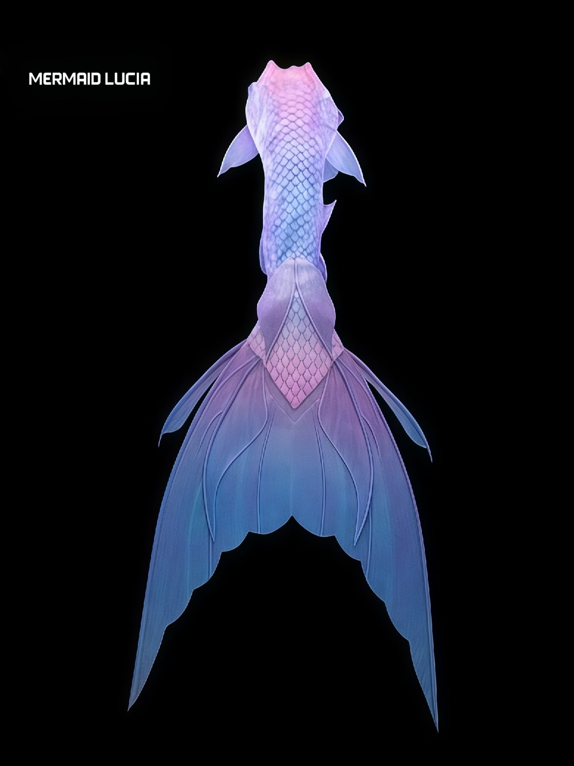 Siren Song 3 ultralight silicone mermaid tail