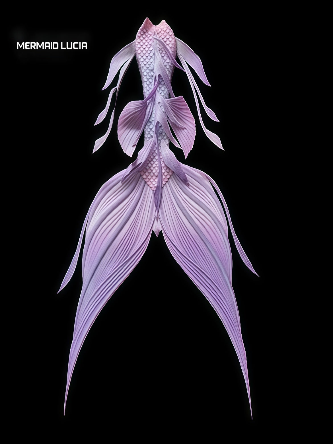 Minor Frost Plus 3 ultralight silicone mermaid tail