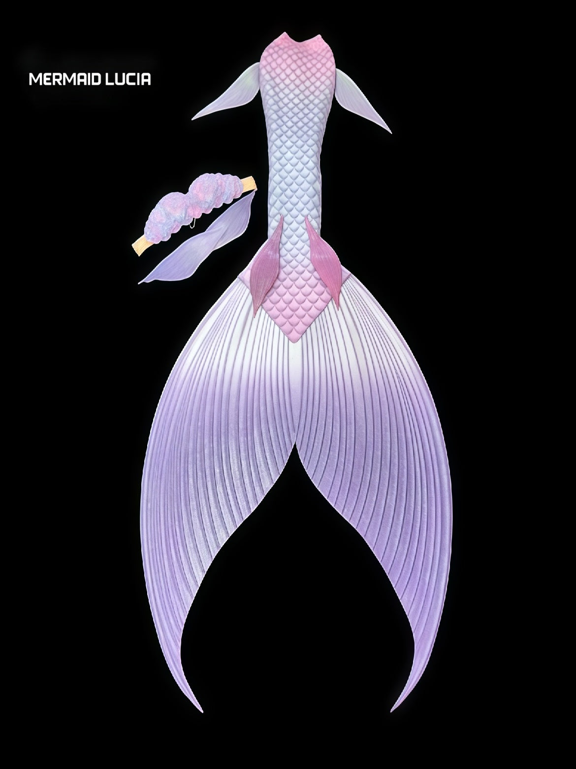 Lantern 43 ultralight silicone mermaid tail