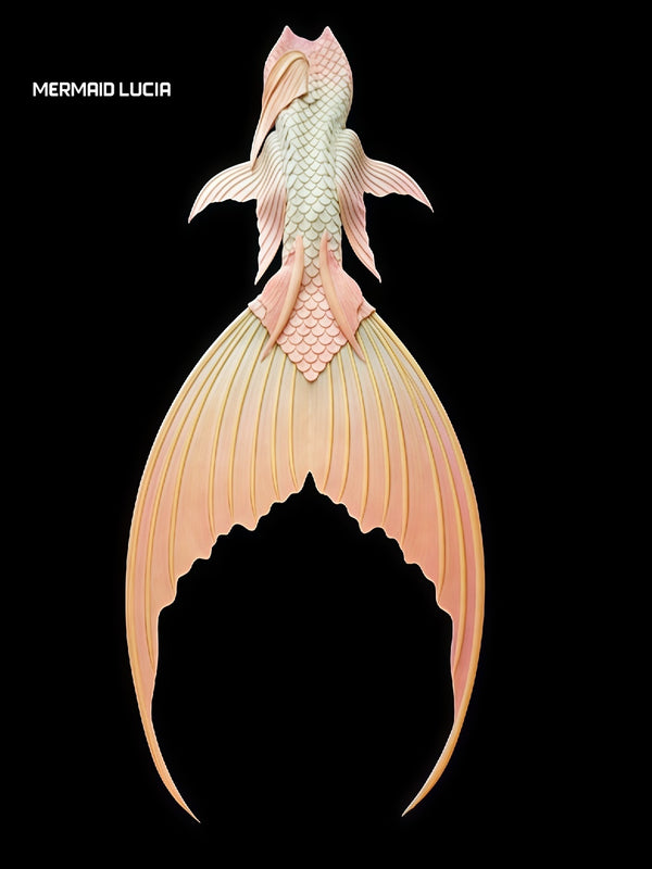 Ultralight Silicone Series Mermaid Merman Tail Beginning of Anemone Waltz 43