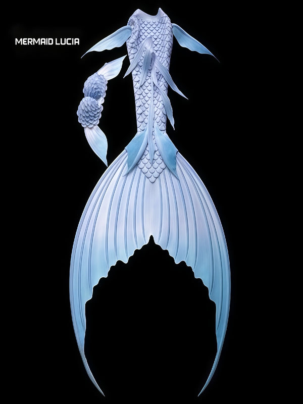 Ultralight Silicone Series Mermaid Merman Tail Beginning of Anemone Waltz 44