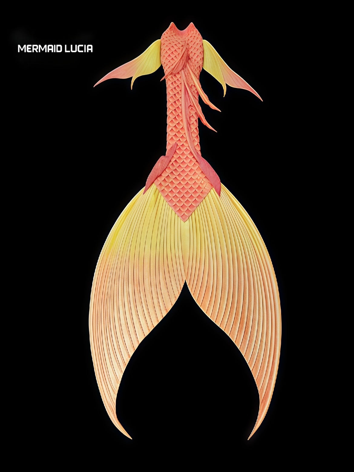 Lantern 44 ultralight silicone mermaid tail