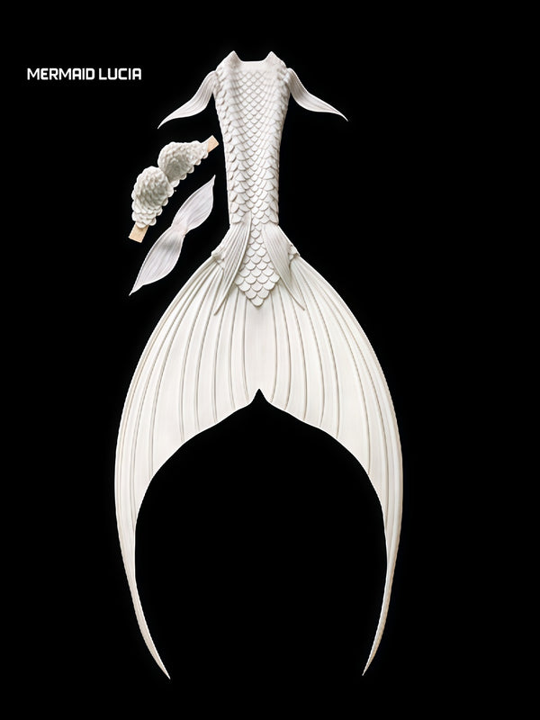 Ultralight Silicone Series Mermaid Merman Tail Beginning of Anemone Waltz 45